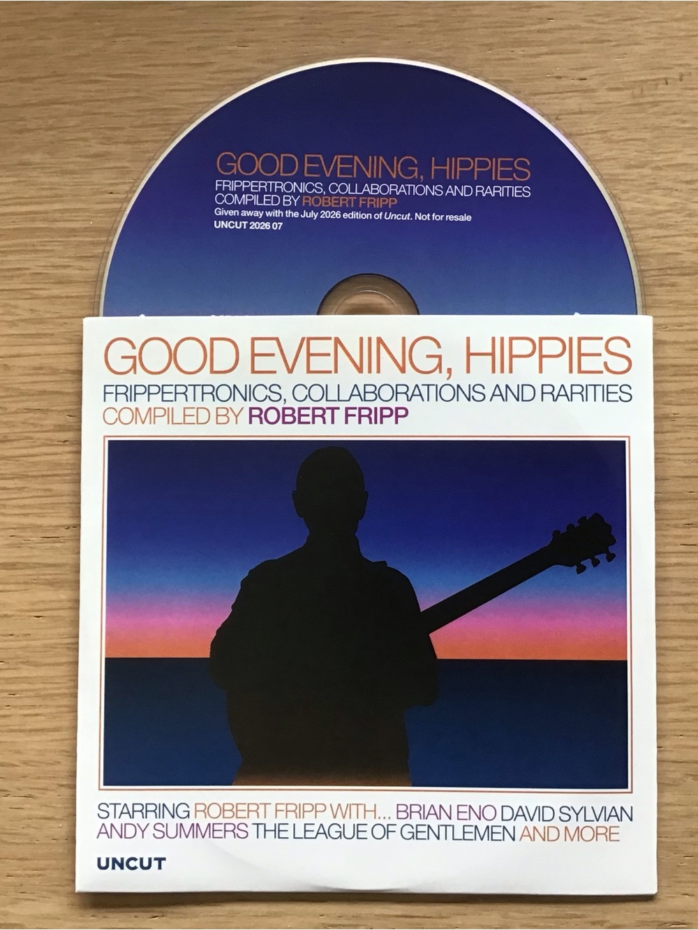 Good Evening Hippies CD Robert Fripp Brian Eno David Sylvian